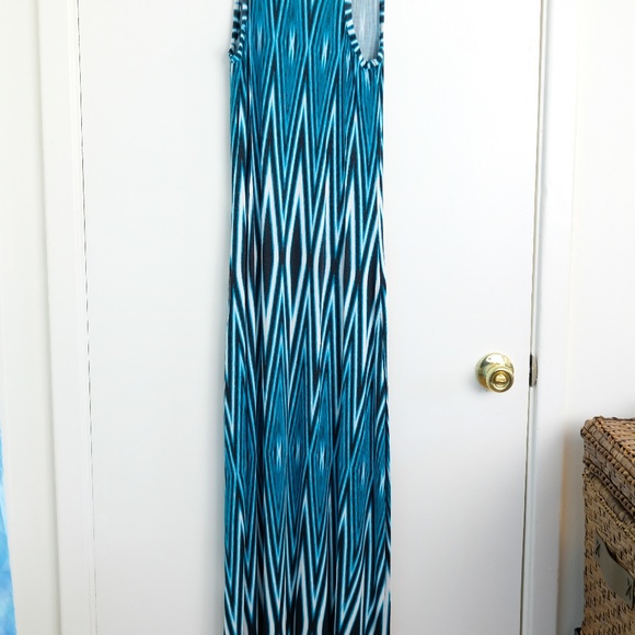 Calvin Klein Rayon Print maxi dress - Picture 8 of 8